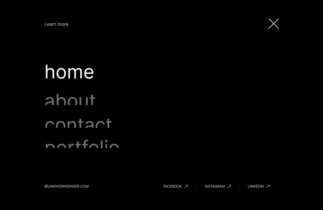 Screenshot of the final design
