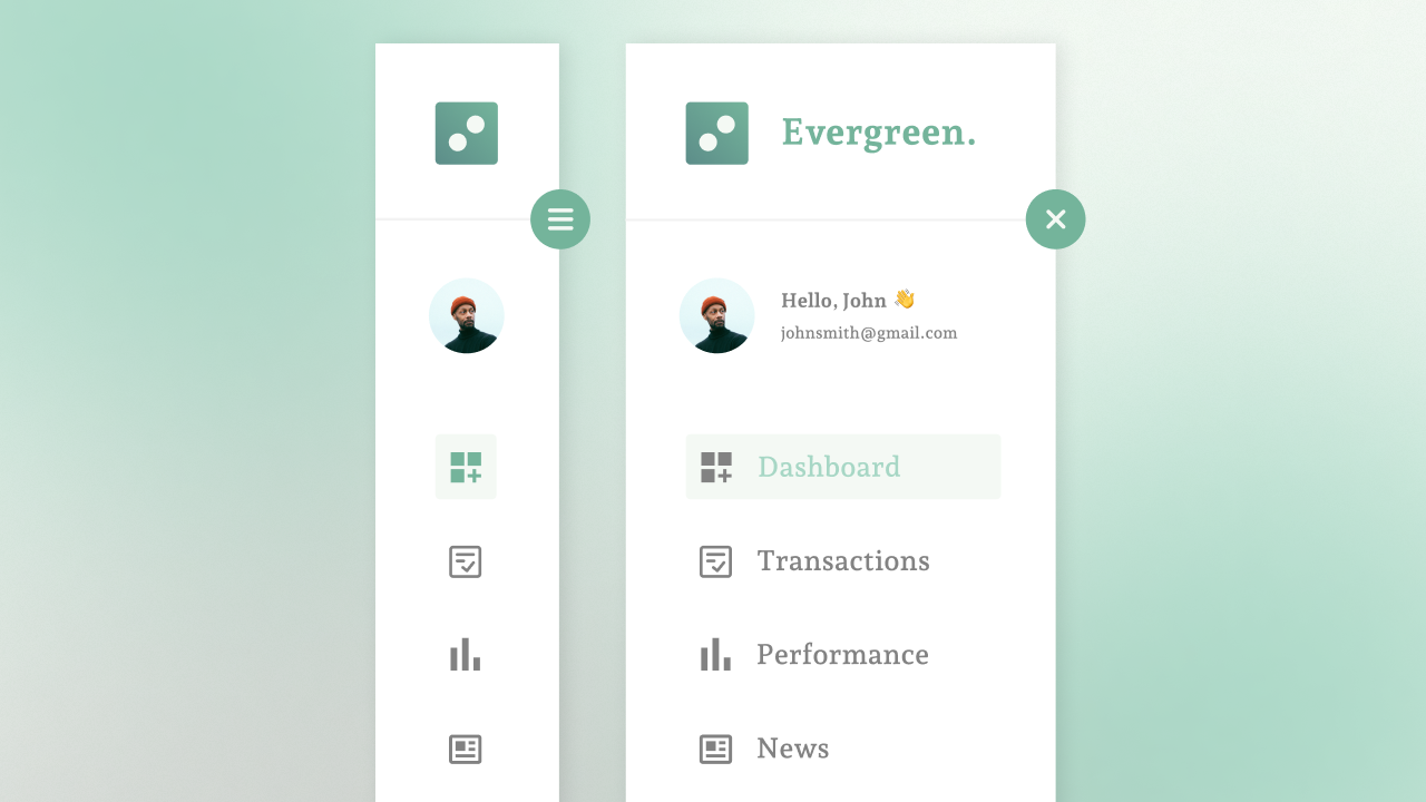 Screenshot of final design