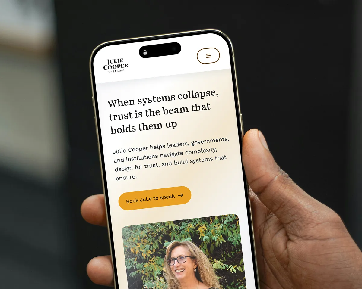 Image of the website being used by a user.
